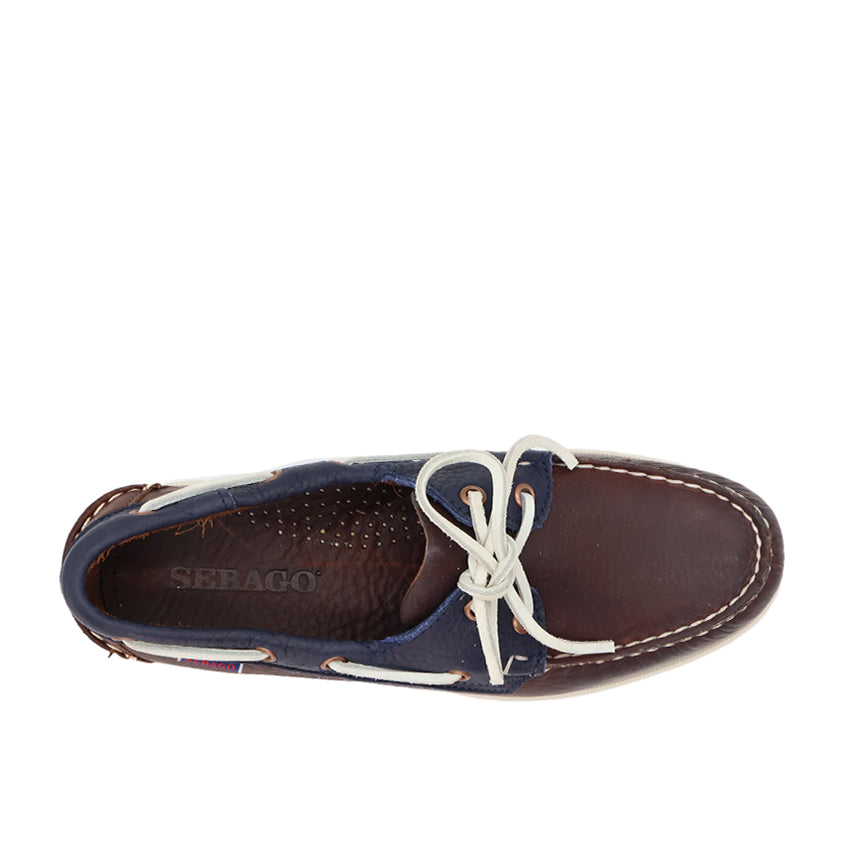 Spinnaker Men's Shoes - Dark Brown Blue Navy