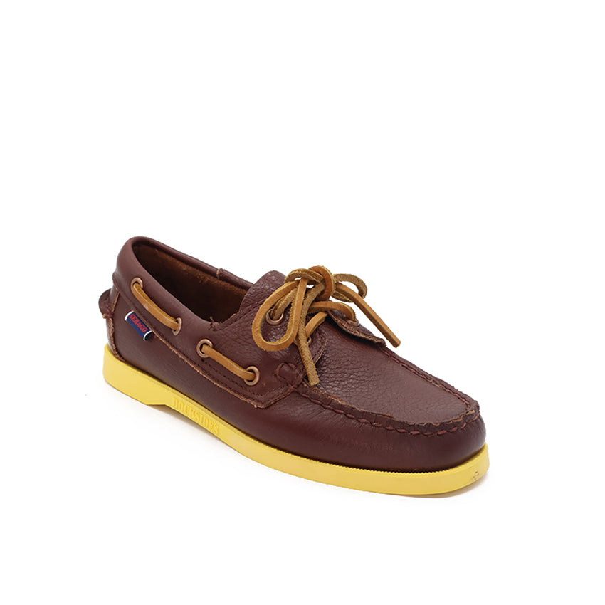 Docksides Women's Shoes - Brown Yellow