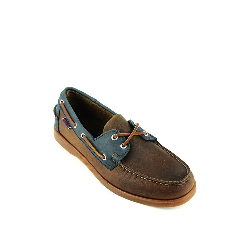 Spinnaker Men's Shoes - Brown Blue Navy Gum
