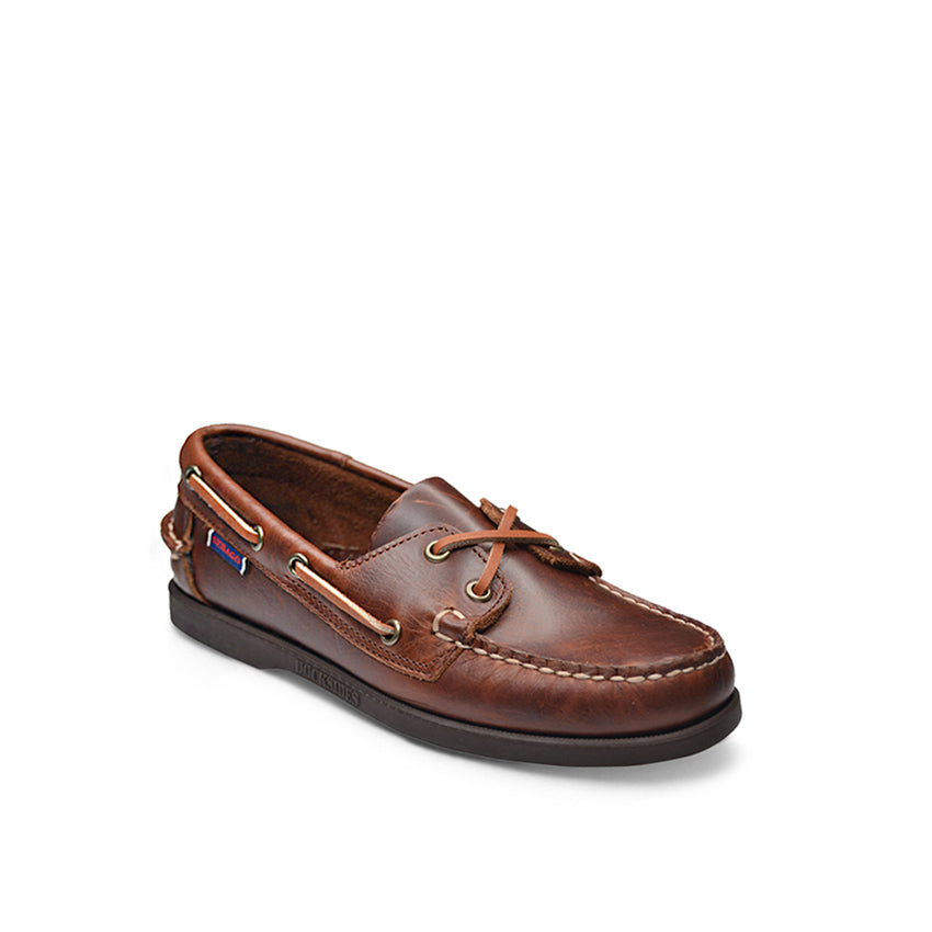 Docksides Men's Shoes - Brown Oiled Waxy
