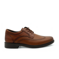 Halberg Wingtip FG Men's Shoes - Deep Tan Leather WP