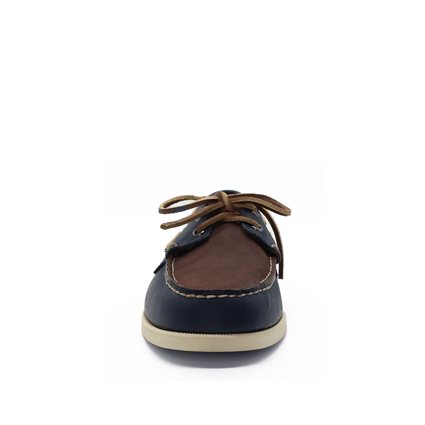 Spinnaker Men's Shoes - Navy Dark Brown