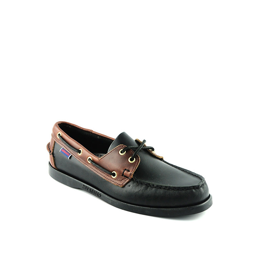 Spinnaker Men's Shoes - Black Brown Waxy