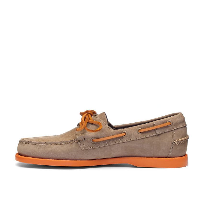 Spinnaker Men's Shoes - Brown Taupe Orange Nubuck