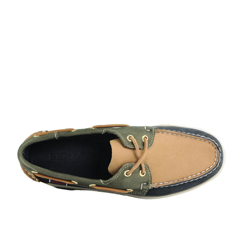 Spinnaker Men's Shoes - Blue Navy Camel Green
