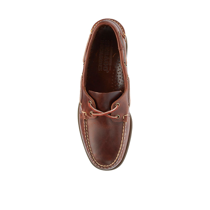 Docksides Men's Shoes - Brown Oiled Waxy