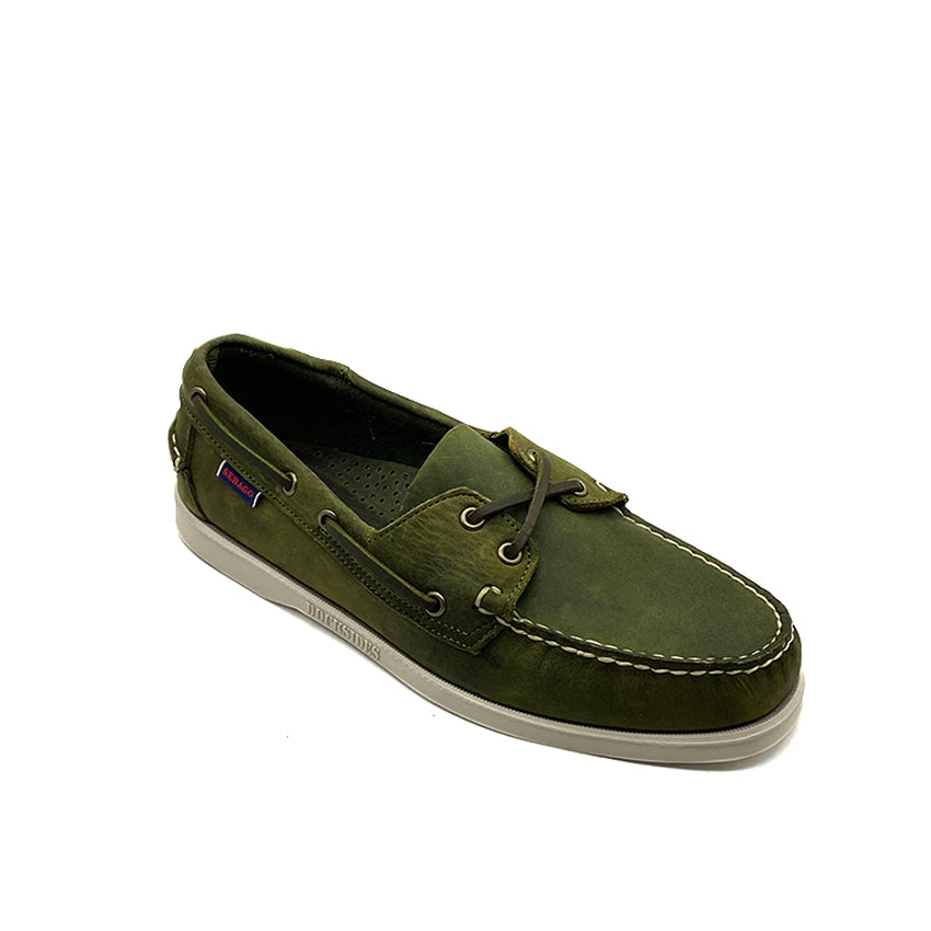 Docksides Men's Shoes - Green Military