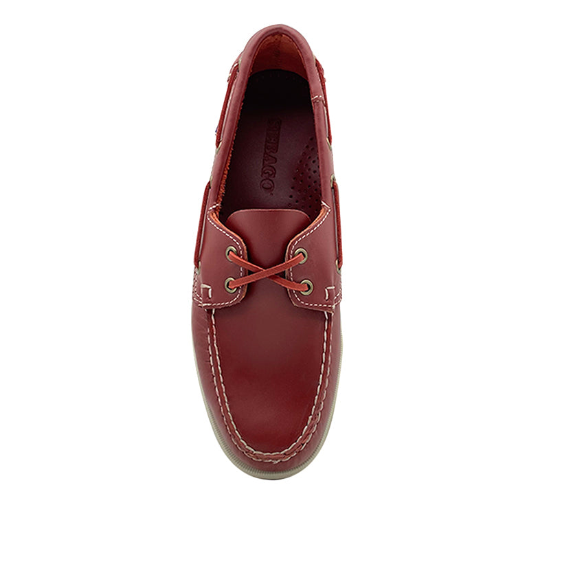 Docksides Men's Shoes - Dark Red